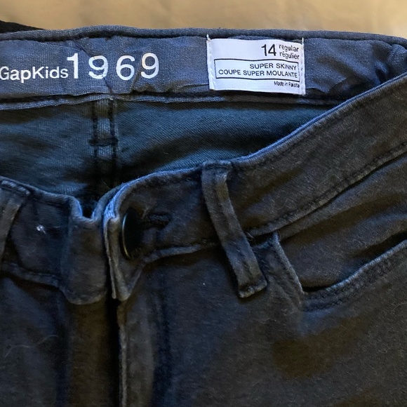 GapKids Black Jeans Size 14 - Picture 7 of 7